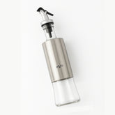 Premium 500ml Oil Dispenser Bottle – Stainless Steel & Food Grade Glass | Leakproof Spout | Modern Kitchen Accessory